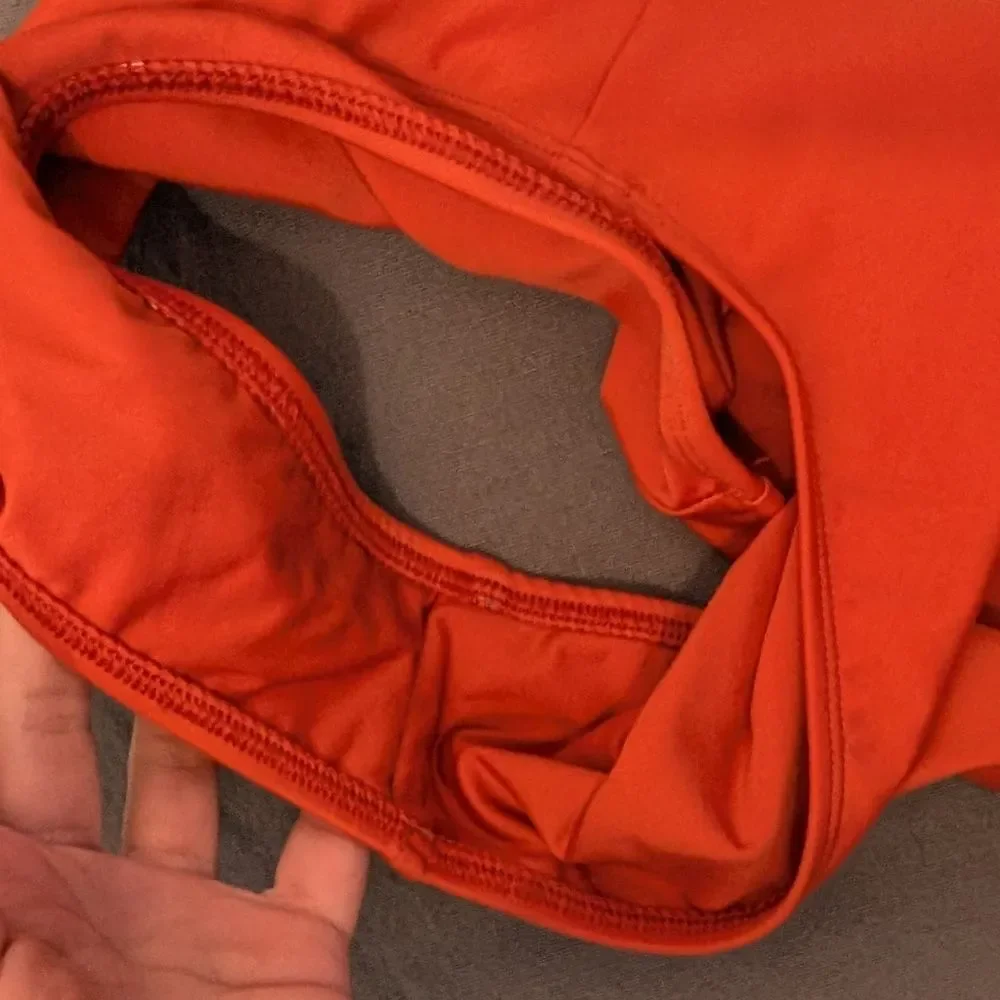 💕3 For 12 💕 AERO Vibrant Orange High-Waisted Bikini Bottom